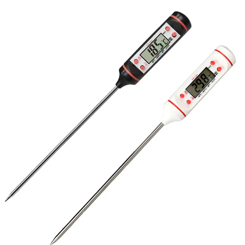 Electronic Thermometer for BBQ Barbecue Cooking Baking  Measure The Temperature of Oil Milk and Roast Meat Kitchen Accessories