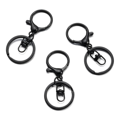 5pcs/lot Key Ring 30mm Keychain Long 70mm Lobster Clasp Key Hook Keyrings For Jewelry Making Finding DIY Key Chains Accessories