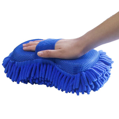 Car Wash Microfiber Chenille Car Wash Sponge Care Washing Brush Pad Washing Towel Auto Gloves Styling Accessories Gadget