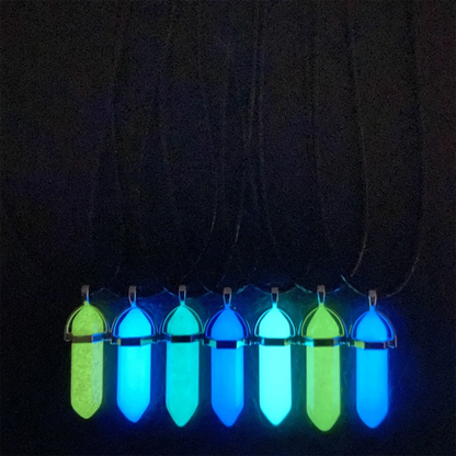 7PCS's Multi -Style Luminous Pendant Necklace, Suitable for Women, Men's Daily Wear, Will Emit Bright Pendant Necklaces