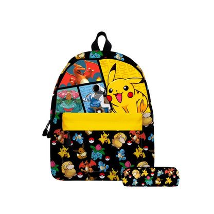 pokemon, pikachu, cartoon, elementary and middle school students' schoolbags, children's backpacks  anime  anime figure