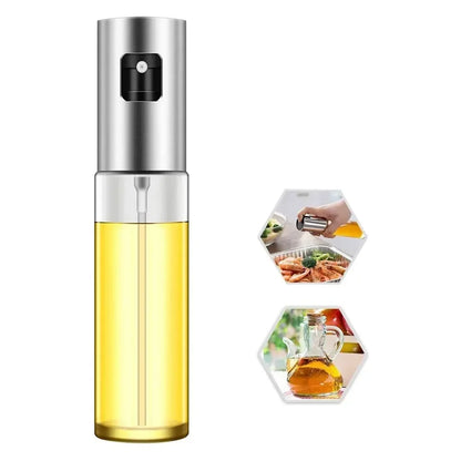 Glass Oil Sprayer for Cooking Olive Spray Mister for Salad BBQ Kitchen Baking Empty Vinegar Bottle