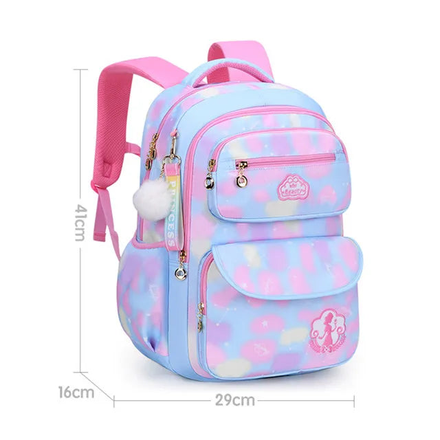 Girl Children Backpack School Bag Back Pack Pink For Kid Child Teenage Schoolbag Primary Kawaii Cute Waterproof Little Class Kit