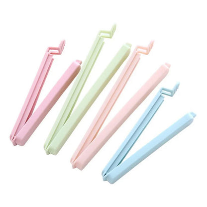 5Pcs/lot Food Bag Clips Portable Food Snack Storage Seal Sealing Bag Clips Sealer Clamp Kitchen Accessories Food Close Clip