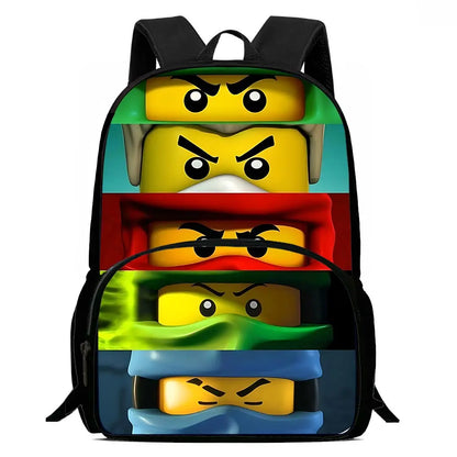 Cartoon Game N-ninjagos Kids Backpacks Boy Girls Student Birthday Gift Child School Bags Large Capacity Camping Durable Rucksack