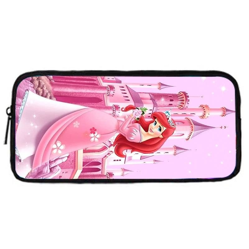 3Pcs Set Cute Princess Ariel Child Backpacks Shoulder Bag Pencil Case Pupil Large Capacity School Bags for Boys Girls Best Gift