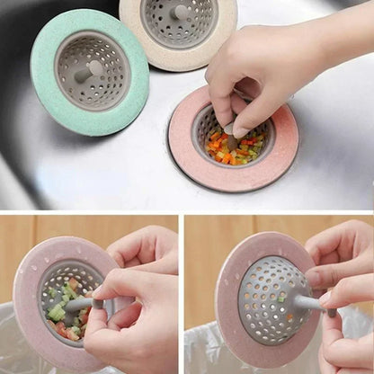 Home Living Floor Drain Hair Stopper Bath Catcher Sink Strainer Sewer Filter Shower Cover sink strainer  sink accessories