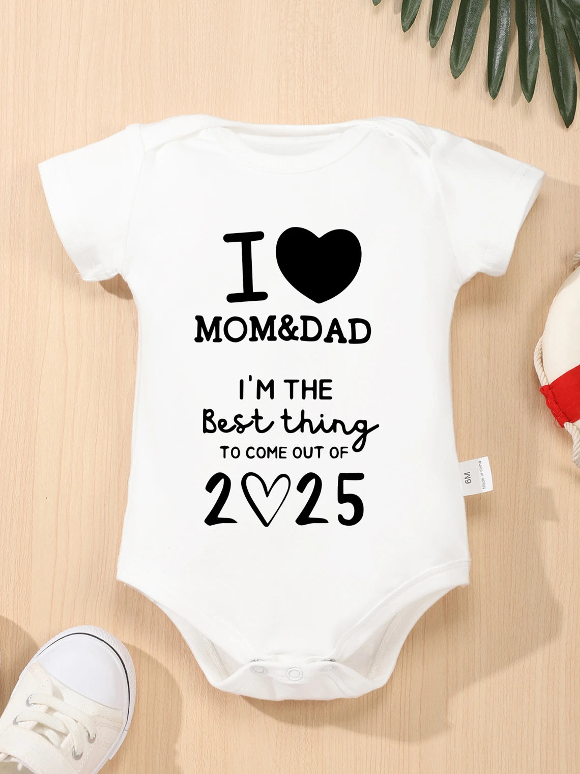 I LOVE MOM&DAD Baby Romper