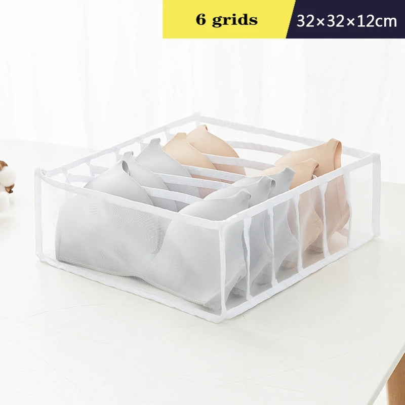 Organizer Panties Socks Storage Boxes Wardrobe Pants Clothes Underwear Drawers jeans Clothes Separator Bra Folding Divider