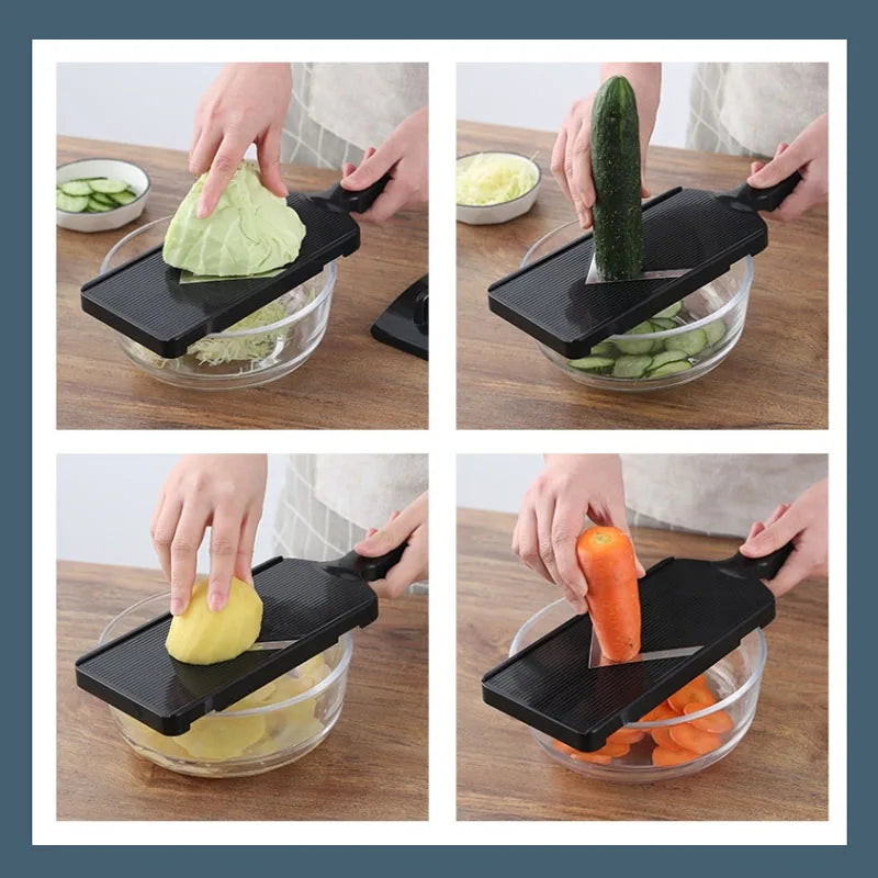 Multi-Functional Cabbage Shredder Manual Food Vegetable Slicer Grater For Salads Potato Cucumber Purple Cabbage Kitchen Gadget