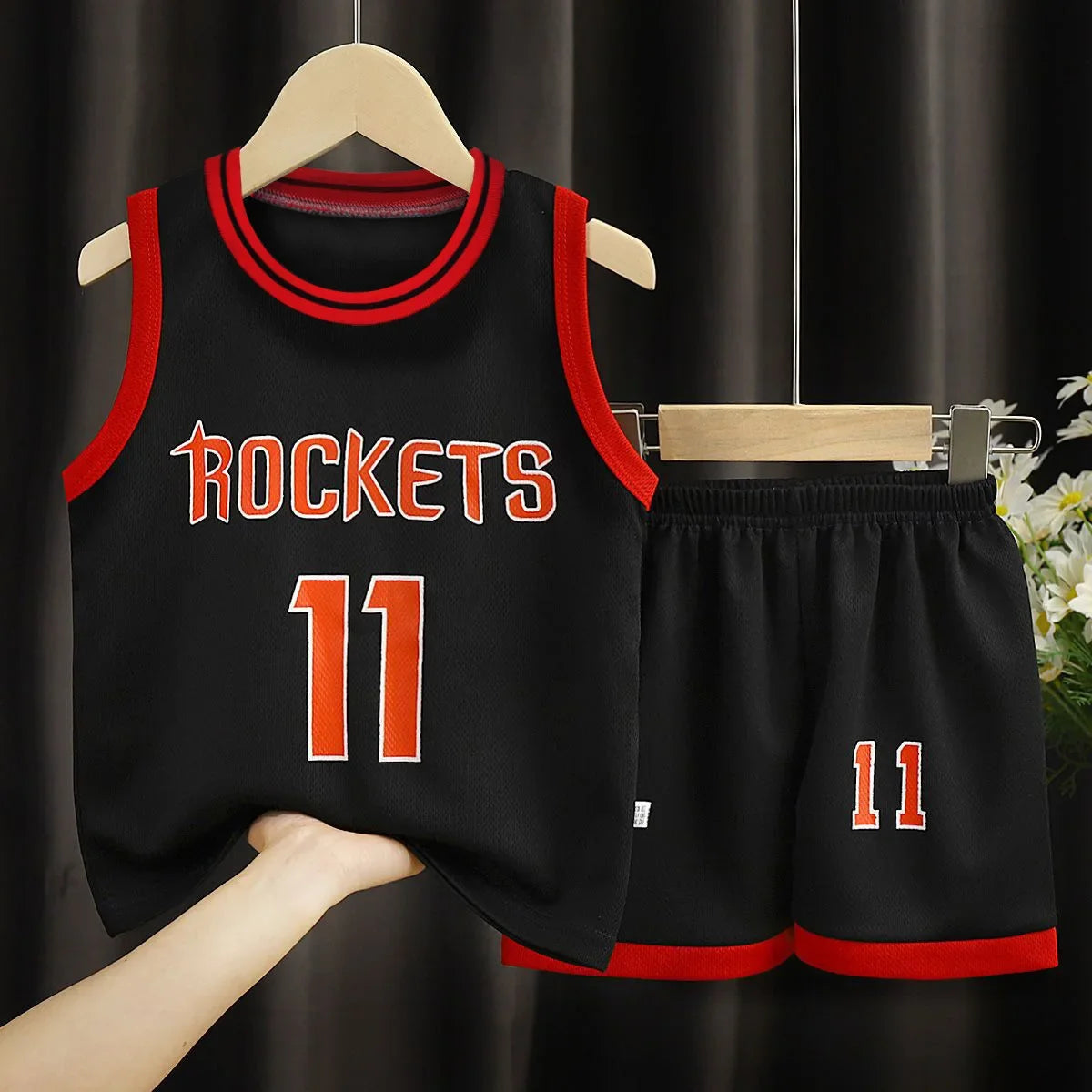 Children's T-shirt Basketball Suit Outdoor Sports Breathable Pure Cotton Sports T-shirt