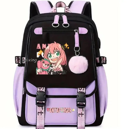 Hot Anime Spy X Family Backpack Teenage Girls Laptop Rucksack Student Shoulder School Bag Schoolbag Academy Bagpack Mochilas