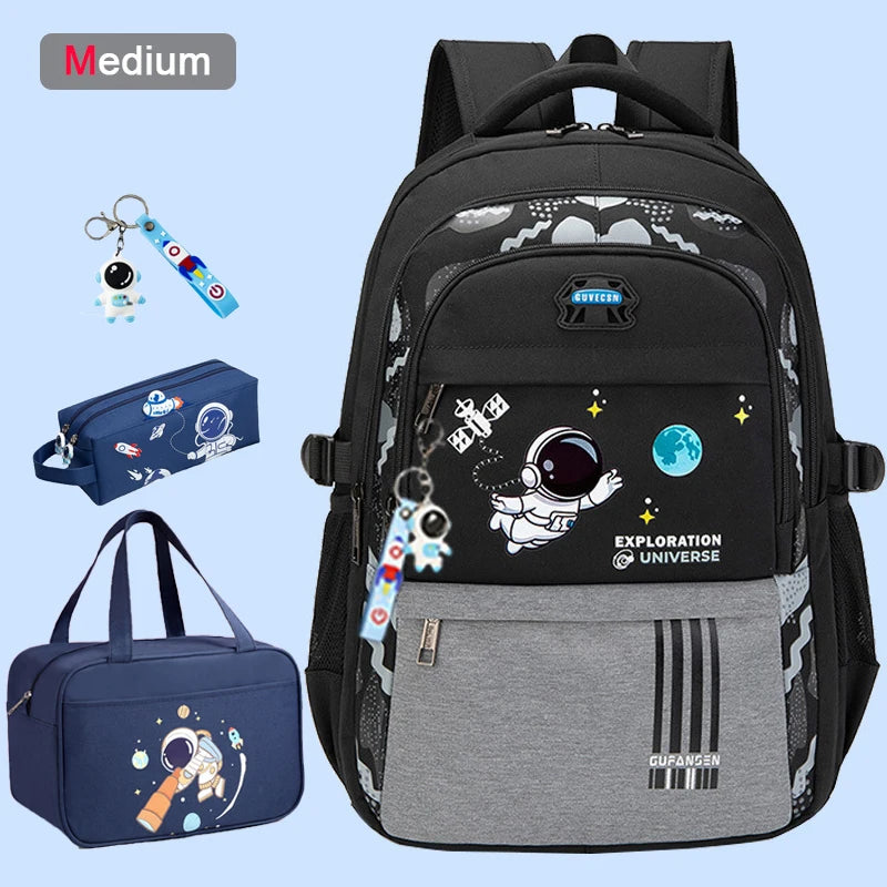 Astronaut Backpack Boy Elementary Student Bag Children New School Bags for Boys Kids Schoolbags Waterproof Book Bag mochilas