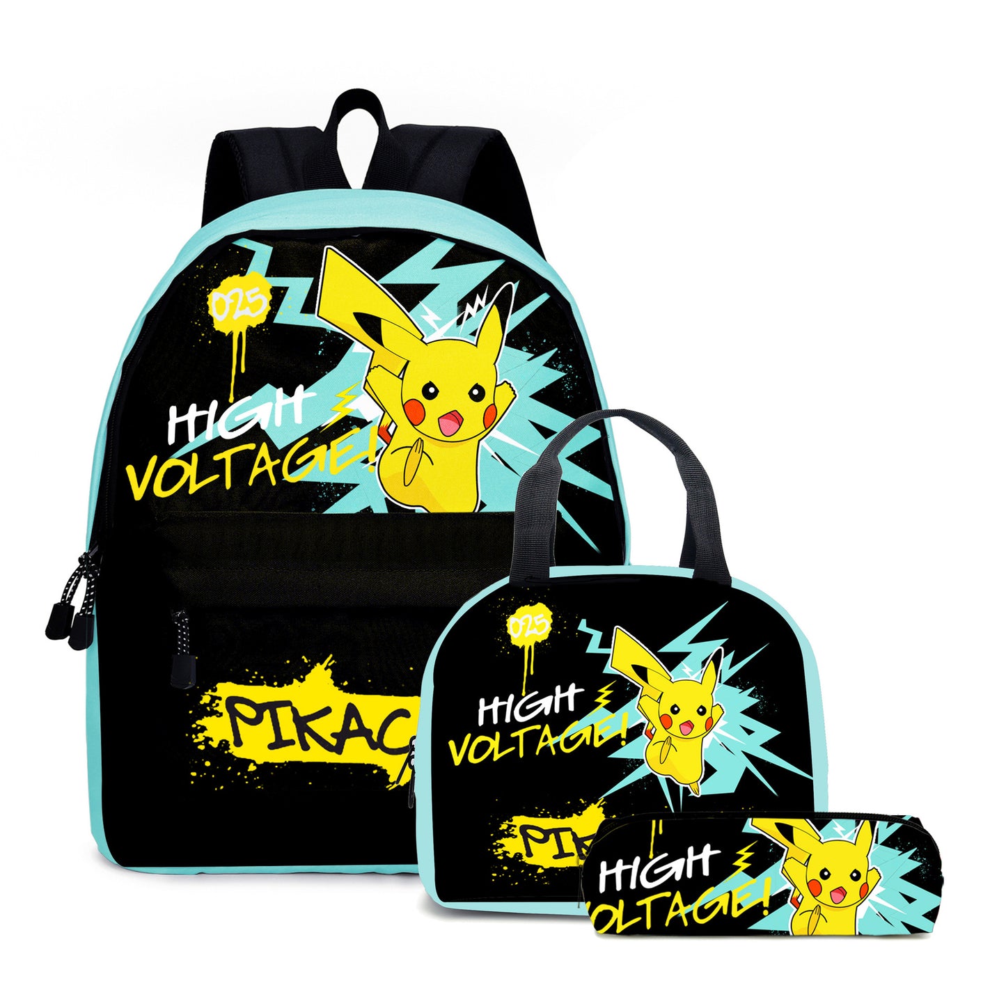 pokemon, pikachu, cartoon, elementary and middle school students' schoolbags, children's backpacks  anime  anime figure