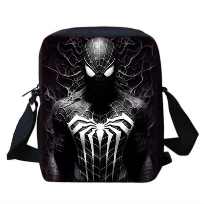 3Pcs Set anime Spiders-man Child Backpacks Shoulder Bag Pencil Case Pupil Large Capacity School Bags for Boys Girls Best Gift