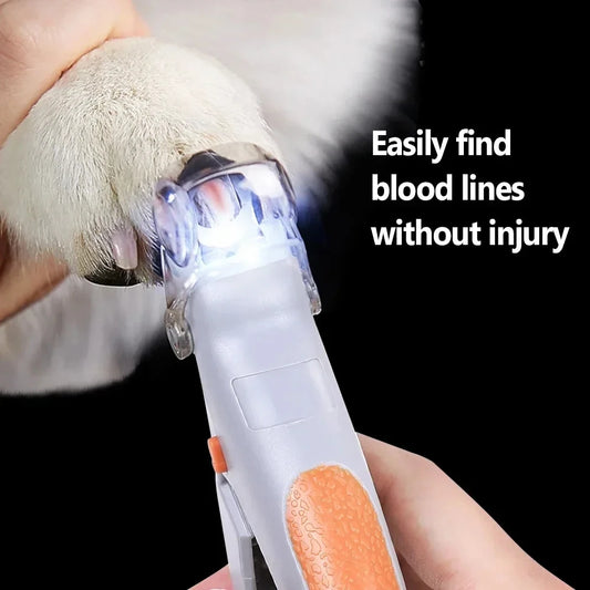 Professional Pet Nail Clipper Scissors With LED Light Cat Dog Nail Clippers Tool Scissors Nail Toeclaw Cutter Scissors Pet Suppl