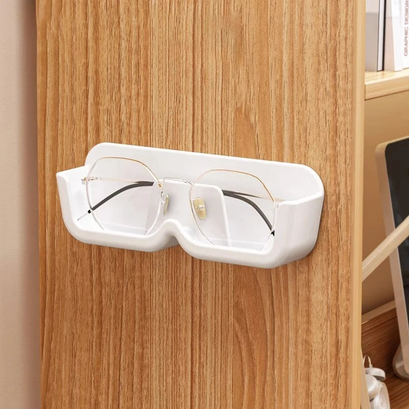 Glasses Display Cabinet Sunglasses Storage Box Wall Mounted Perforated Free Sunglasses Storage Glasses Rack Home Tidying