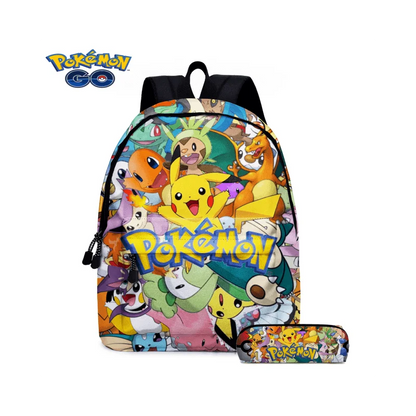 pokemon, pikachu, cartoon, elementary and middle school students' schoolbags, children's backpacks  anime  anime figure