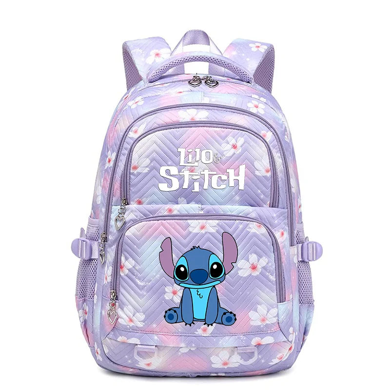 Disney Lilo Stitch Waterproof Women Backpack Female Travel Bag Backpacks Schoolbag for Teenage Girls Bookbag Mochila