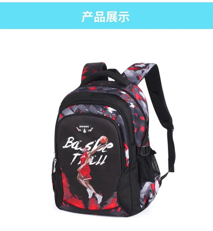 Basketball Back Pack School Bags for Teenagers Boys Kids Bags Children Anime Backpack Boy for Primary School Children's Backpack