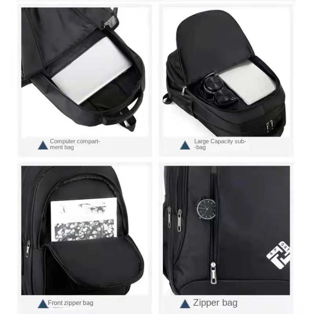 Backpack for Men Multifunctional Business Notebook Backpack Waterproof Film Men's Backbag Casual Bag