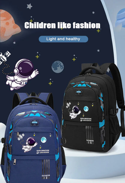 Astronaut Backpack Boy Elementary Student Bag Children New School Bags for Boys Kids Schoolbags Waterproof Book Bag mochilas