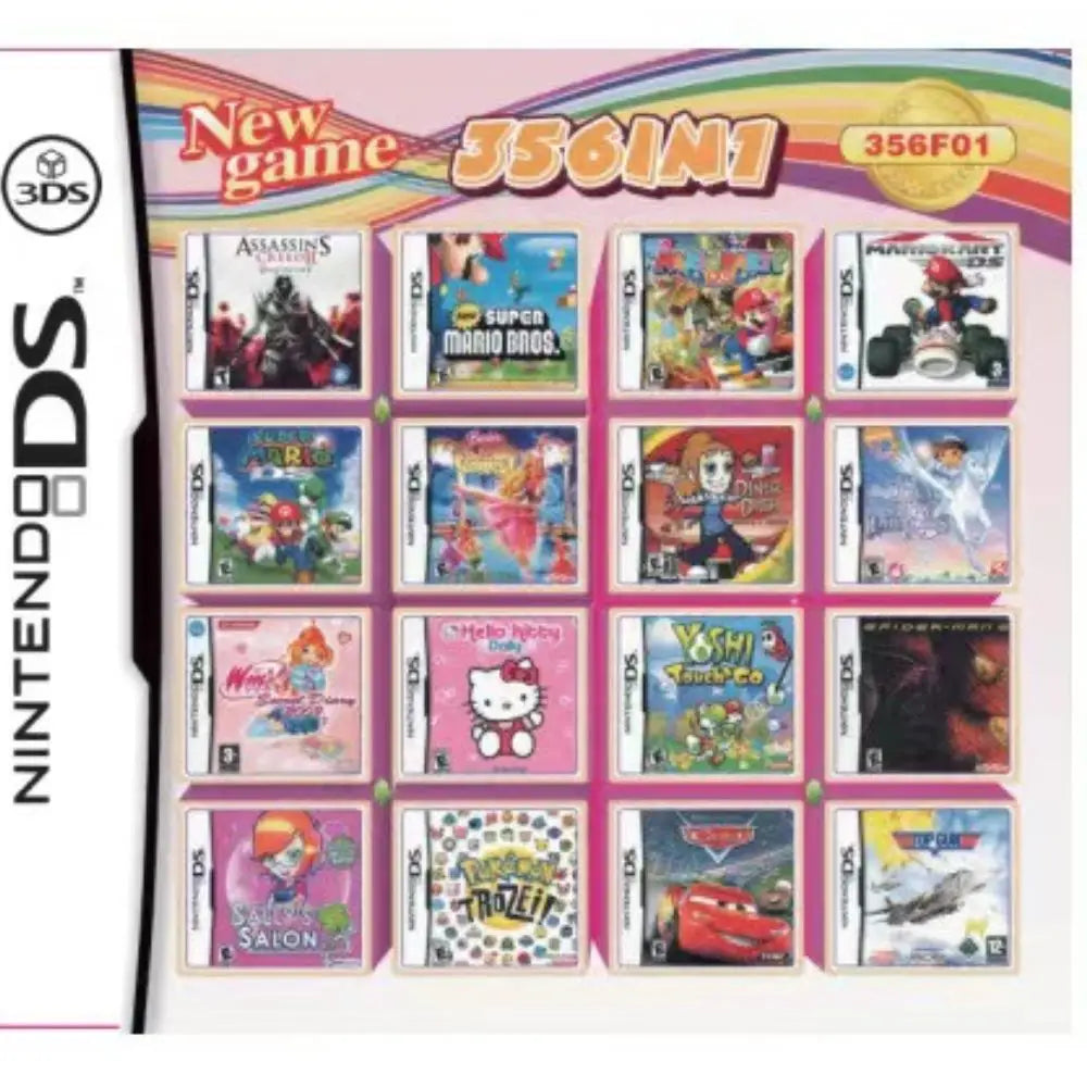 3DS NDS Game Card Combined Card 510 In 1 NDS Combined Card NDS Cassette 482 IN1 208 500