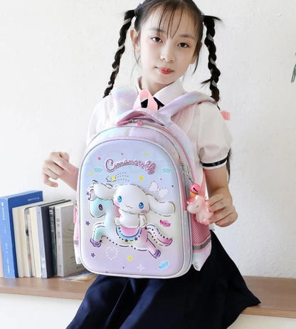 Lovely Kuromi Melody New Backpack For Girls Hello Kitty Princess School Bags Kids Satchels Kindergarten Bookbag Mochila Infantil