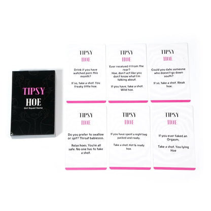 Tipsyhoe Girl's Night Game Ladies Night Game for Party Bachelorette Parties and Bridal Shower Game Drinking Games Tipsy Hoe