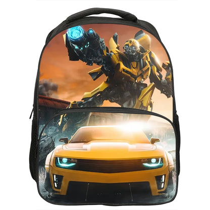 T-Transformers Popular Movies Child School Backpack 3pcs Set Shoulder Bags Pencil Case Book Bags for Boys Girls Best Gift