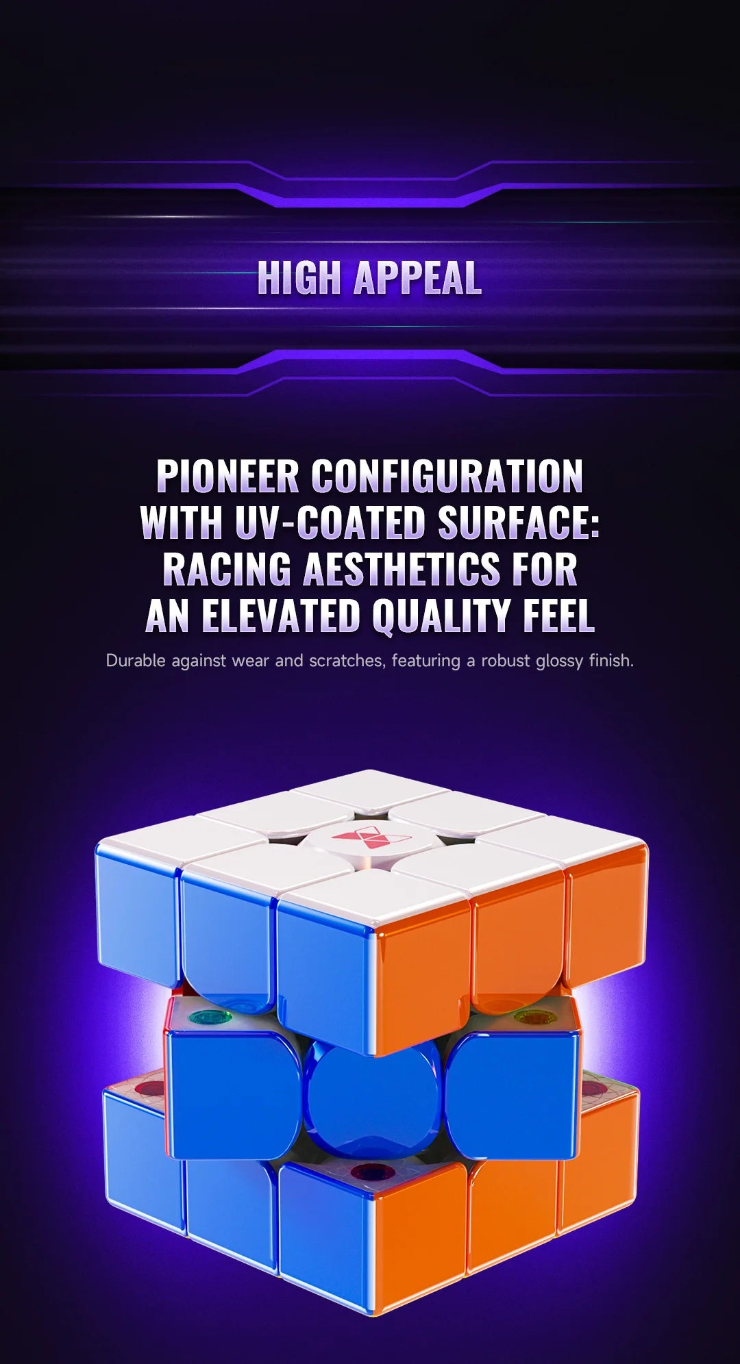 [CubeFun]QiYi XT3 V1 3x3 Magnetic UV Magic Speed Cube Flagship Pioneer Version Professional Children Toys Games For Gifts