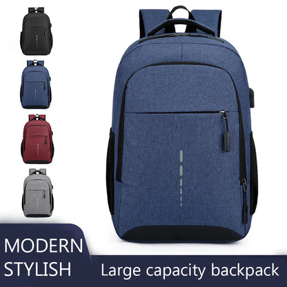 Simple and stylish backpack, large capacity multifunctional backpack for commuting, business travel, student computer bag-ll