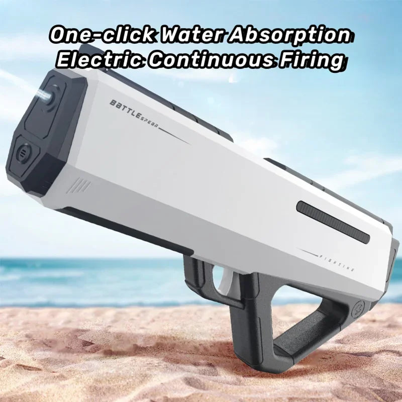 Summer Outdoor Toys Electric Water Gun For Children Spraying Guns Fully Automatic Watergun Absorption Soaker Water Gun Pool Toys