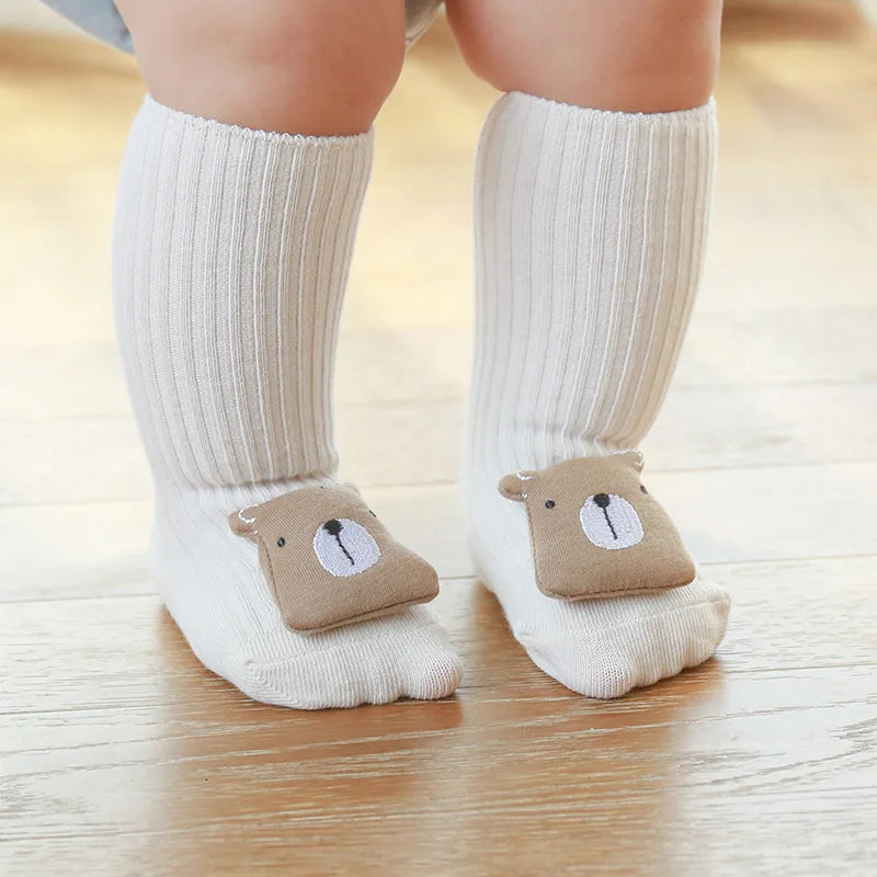 Baby Socks Non-Slip Cotton Cute Cartoon Toddler Newborn Girls Boys Infant Kids Socks