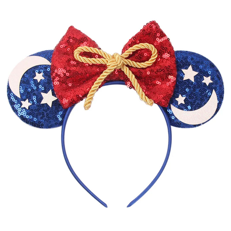 Christmas Mickey Mouse Ears Headbands Festival Carnival Party Hair Headwear For Baby Girls Women Headband Kids Accessories