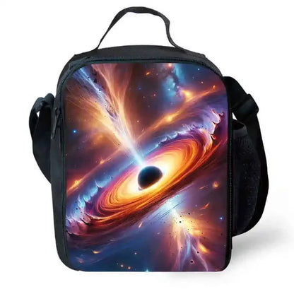 Cartoon Night Sky Child School Backpack With Lunch Bags Pencil Bags For Kindergarten,Best Gift For Boys and Girls