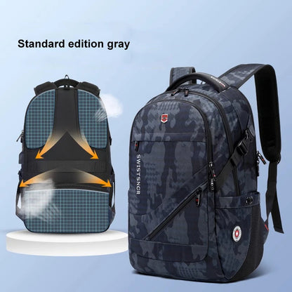 Large Waterproof Airplane Travel Backpack Men Laptop Computer Backpack 17 Inch Fashion Japanese School Bags for Children Mochila