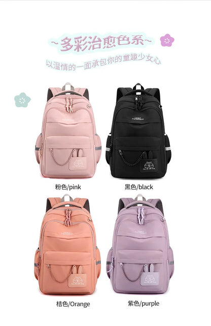 girls school bag for kids purple school backpack for girls children pink bookbag primary students gift large capacity backpack