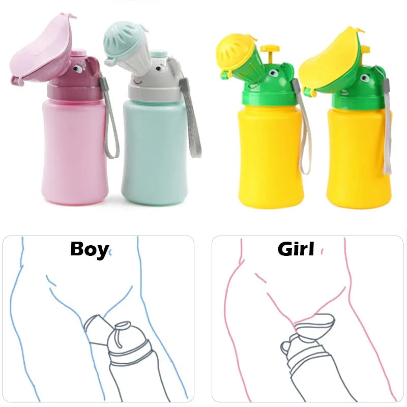 Portable Baby Hygiene Toilet Urinal Boys Girls Pot Outdoor Car Travel Anti-leakage Potty Kids Convenient Toilet Training Potty