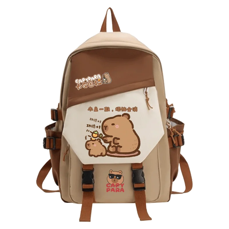 Kapibara school bag high-capacity primary school students junior high school girls good-looking teenagers backpack