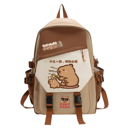 Kapibara school bag high-capacity primary school students junior high school girls good-looking teenagers backpack