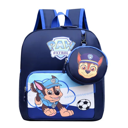 PAW Patrol Backpack School Bag High Capacity Waterproof Travel Storage Bags for Student Chase Skye Schoolbag Gifts for Children