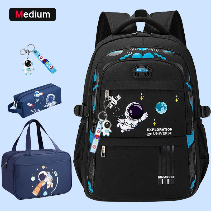 Astronaut Backpack Boy Elementary Student Bag Children New School Bags for Boys Kids Schoolbags Waterproof Book Bag mochilas