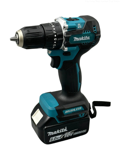 Makita DDF487 Screwdriver Cordless Percussion Drill 18V Electric Variable Speed Brushless Motor Impact Power Tools Power Drill