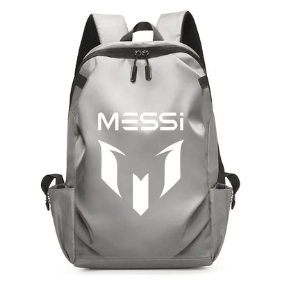 Football Super Stars MES SI Backpack Boy Girl Unisex College Student Backpack Women Men Laptop Teens Student USB Port Rucksack