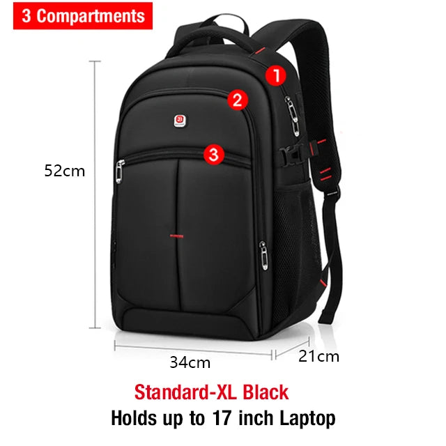 Laptop Backpack Men Women Bolsa Mochila for 15.6 17 inch Notebook Computer Rucksack School Bag Backpack for Teenagers