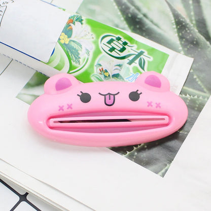 Cartoon Animal Toothpaste Squeezer Easy Use For Children Dispenser Kitchen Gadget Useful Home Tools Bathroom Plastic Tooth Paste