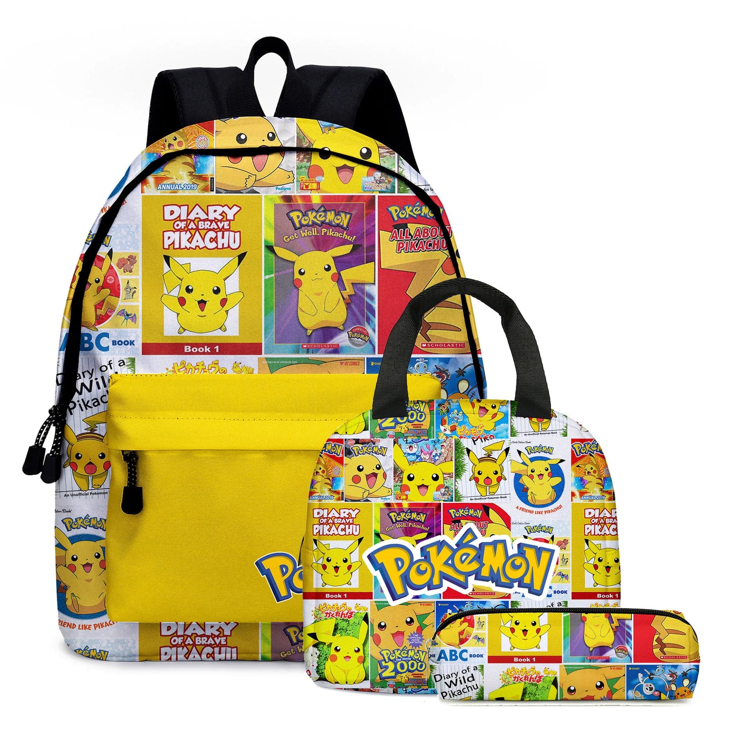 pokemon, pikachu, cartoon, elementary and middle school students' schoolbags, children's backpacks  anime  anime figure