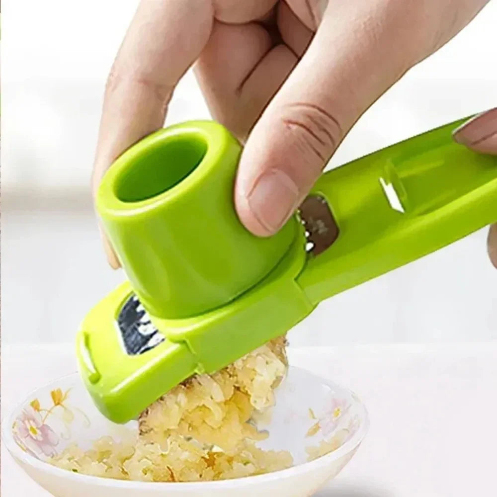 Ginger Garlic Crusher Press Garlic Grinding Grater Cutter Peeler Manual Garlic Mincer Chopping Garlics Tool Kitchen Accessories