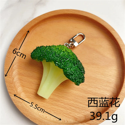 Funny Fried Chicken Leg Chicken Wing Keychain Creative Mini Simulation Food Pendant With Key Ring For Handbag Purse Accessories